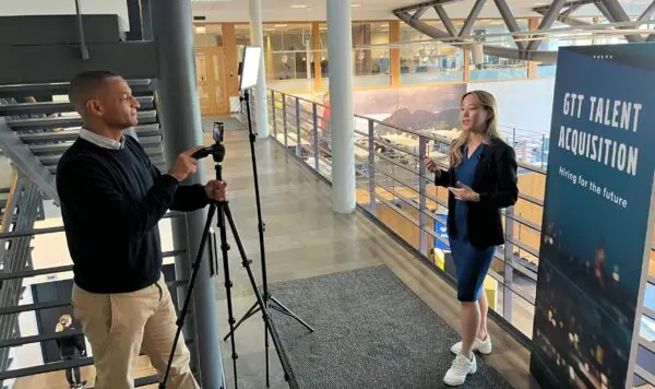 Behind the camera
